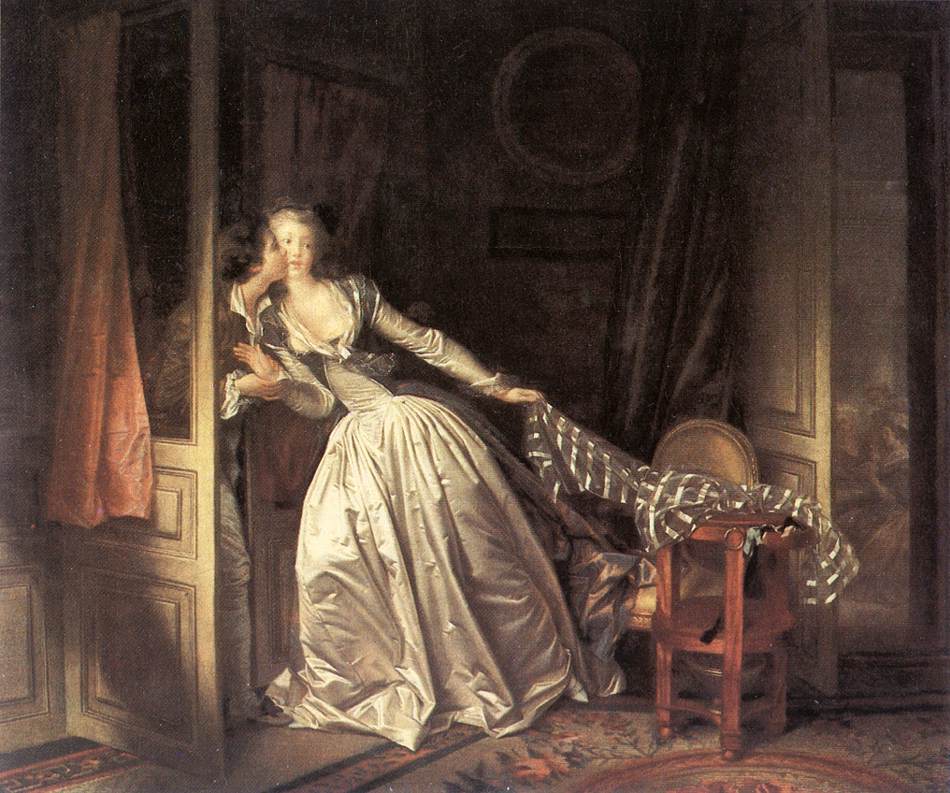 The Stolen Kiss by Jean-Honore Fragonard